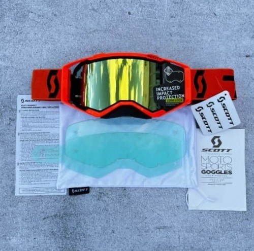 Scott motocross goggles orange - goggles,